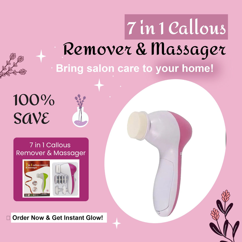 The 7 in 1 Callous Remover &amp; Massager